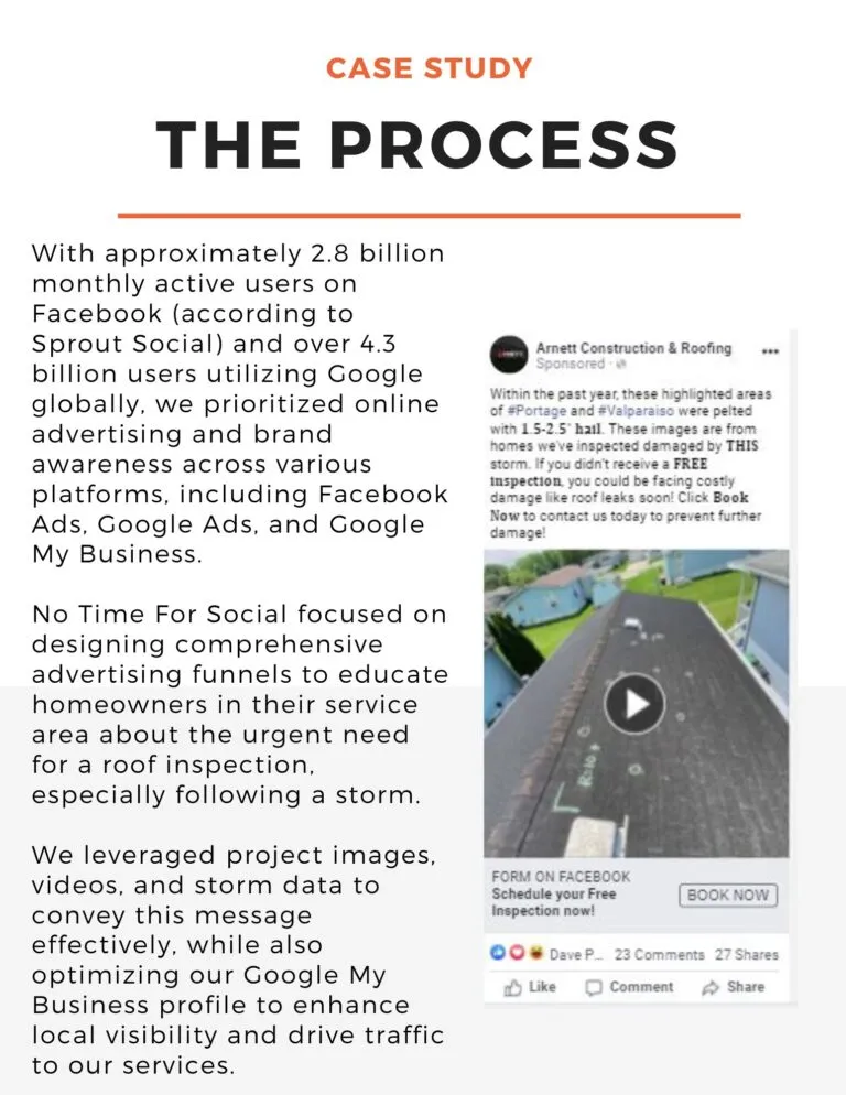 Arnett Construction and Roofing case study, page 3