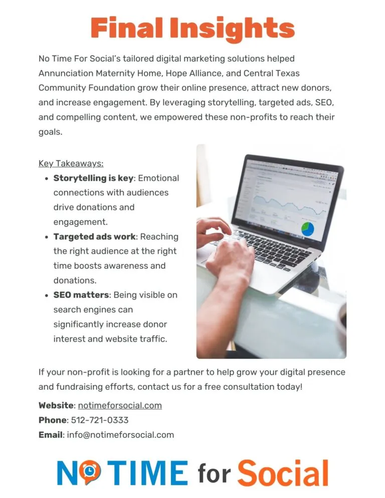 Annunciation Maternity Home, Central Texas Community Foundation, Hope Alliance case study, page 6